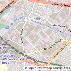 Map of Birmingham