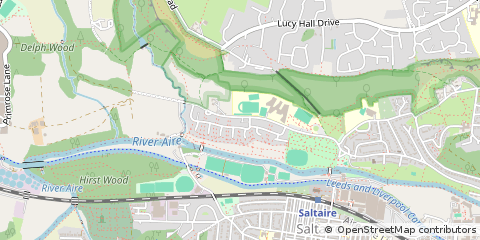 Map of Shipley, West Yorkshire