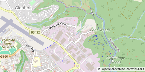 Map of Plymouth, Devon