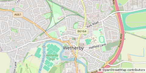 Map of West Yorkshire