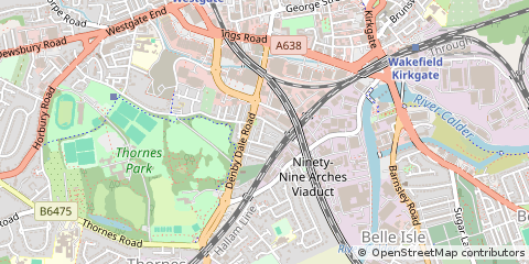 Map of Wakefield