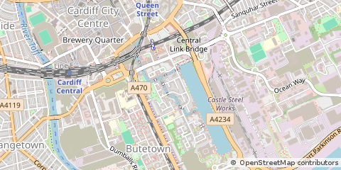 Map of Cardiff