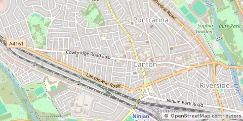 Map of Cardiff