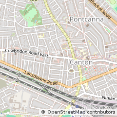 Map of Cardiff
