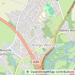Map of Winchester