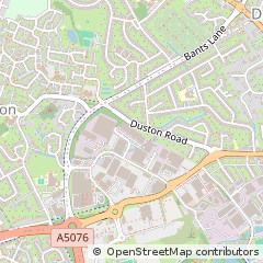 Map of Northampton