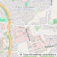 Map of Bridgend