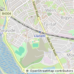 Map of Llanelli
