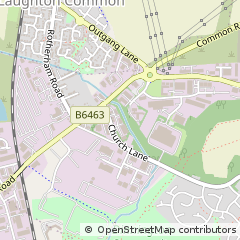 Map of Sheffield, South Yorkshire