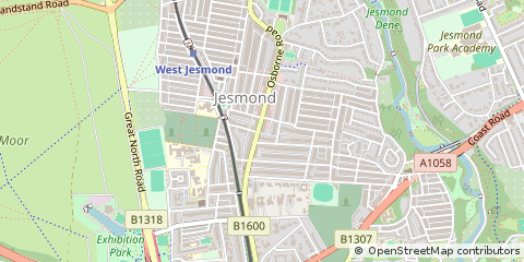Map of Newcastle Upon Tyne