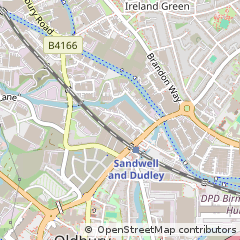 Map of West Bromwich, West Midlands