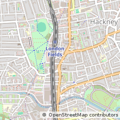 Map of Hackney, London