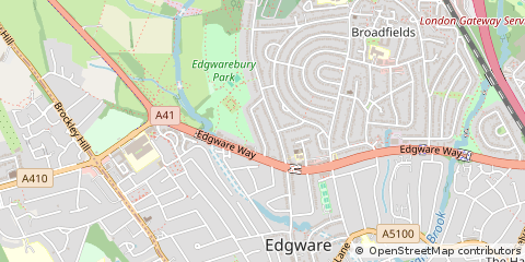 Map of Edgware