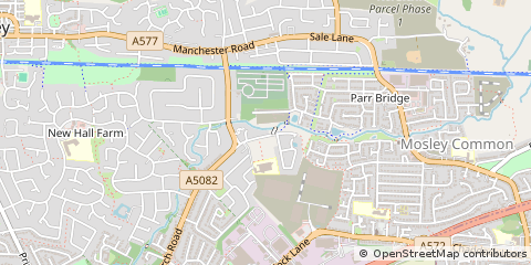 Map of Manchester, Greater Manchester
