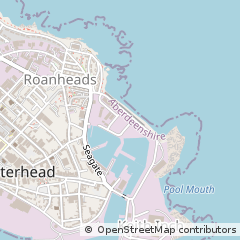 Map of Peterhead