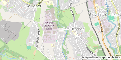 Map of Hengoed