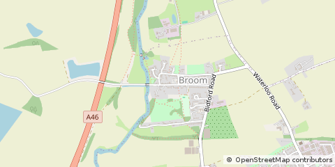 Map of Alcester, Warwickshire