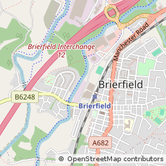 Map of Brierfield, Lancashire