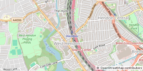 Map of London, Greater London