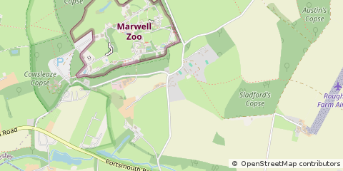 Map of Winchester, Hampshire
