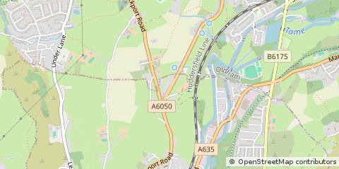 Map of Ashton-Under-Lyne