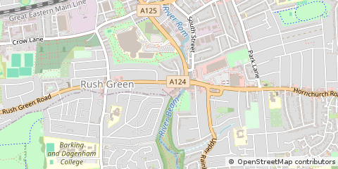 Map of Romford