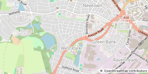 Map of ST Helens, St. Helens