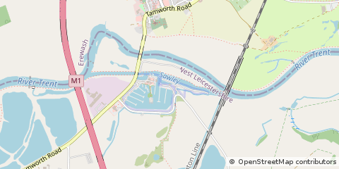 Map of Nottinghamshire