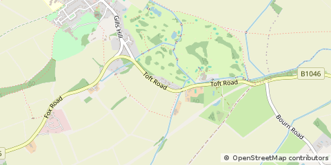 Map of Cambridge, Cambridgeshire
