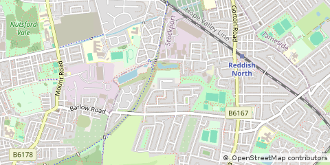 Map of Stockport