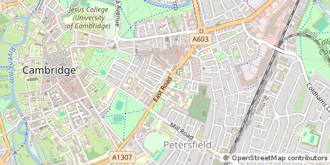 Map of Cambridge