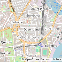 Map of Southampton, Hampshire