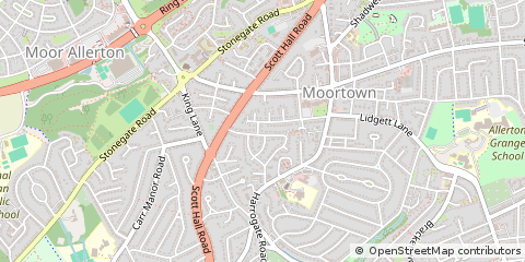 Map of Leeds