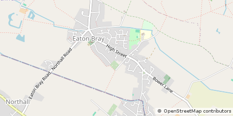 Map of Dunstable, Bedfordshire