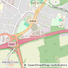Map of High Wycombe