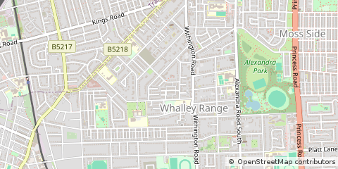 Map of Manchester
