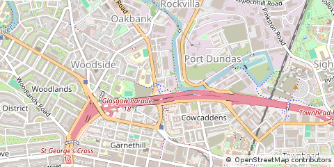 Map of Glasgow, City of Glasgow