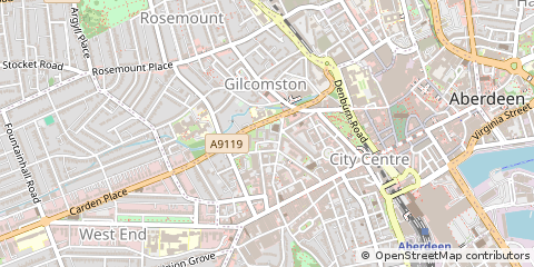 Map of Aberdeen