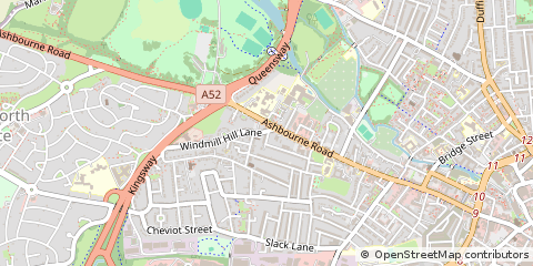 Map of Derby