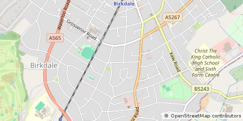 Map of Southport