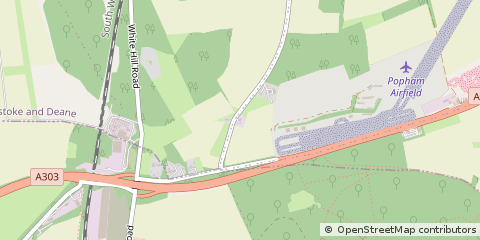 Map of Winchester, Hampshire