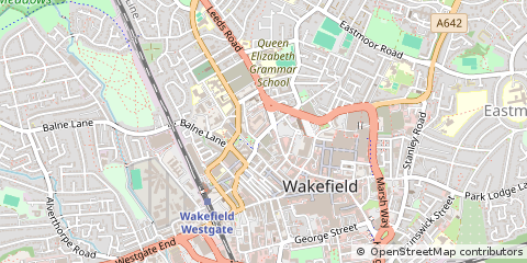 Map of Wakefield