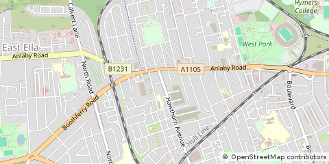 Map of Hull