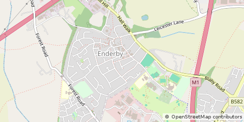 Map of Leicester