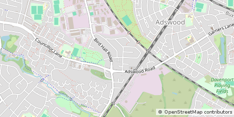 Map of Stockport, Cheshire