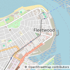 Map of Fleetwood, Lancashire