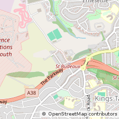 Map of Plymouth, Devon