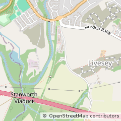 Map of Blackburn, Lancashire