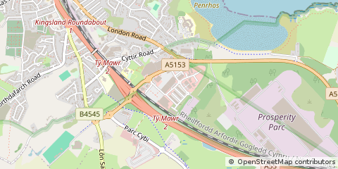 Map of Holyhead