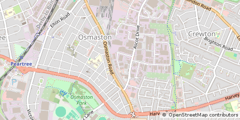 Map of Derby